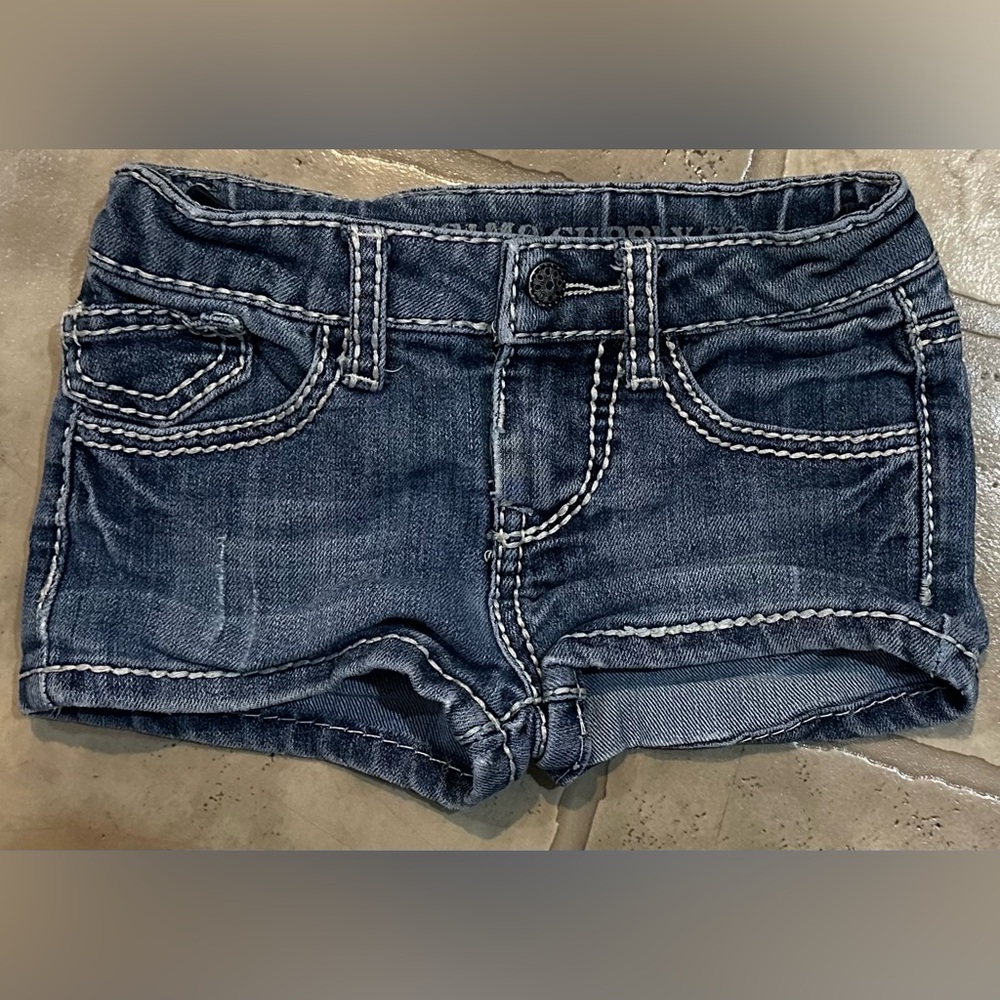 Mossimo Supply Co. Dark Blue Kids Denim Shorts